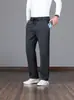 Pantalones Casuales Finos Sueltos para Hombre de Primavera y Verano Pantalones Negros Pantalones Deportivos para Hombre de Mediana Edad Pantalones Casuales para Hombre Estilo de Hombre