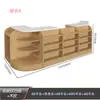 Rack de Armazenamento de Cigarros com Estrutura de Aço e Madeira, Gabinete de Fundo Combinado para Balcão de Caixa de Cigarros e Bebidas, Display de Rack de Cigarros para Loja de Conveniência