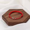 Pulsera para Pareja con Piezas de Plata Rota para Toda la Vida, Cuerda Simple Tejida a Mano para Hombres y Mujeres, Cuerda Roja, Cuerda Negra, Pulsera Trenzada Hecha a Mano