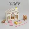 Juguetes de casa de juegos de mini muebles transfronterizos, escena en miniatura, cocina pequeña, casa de muñecas, sala de estar, decoración de escritorio, modelo