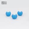 Cuentas Sueltas de Cerámica Jingdezhen Color Caramelo de 8 mm Esmalte de Color Material para Tejer Joyería DIY Pulsera Personalizada