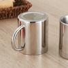 Taza de Café Aislada de Doble Capa 304, Taza Doméstica de Acero Inoxidable, Taza para Exteriores, Taza de Café con un Toque de Lujo Ligero y de Alta Gama
