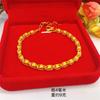 Vietnam ouro areia Bolsa de linha feminina pulseira de miçangas pulseira de miçangas de areia de cânhamo pulseira de miçangas banhadas a ouro decoração de moda elegante