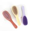 Massageador de Shampoo Dupla Face Transfronteiriço Silicone Dentes Grossos com Cabo Limpeza Profissional do Couro Cabeludo Pente Antipruriginoso