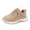 Zapatos Nuevos para Niños y Niñas Primavera y Otoño 2026, Tenis, Zapatillas de Correr, Zapatos de Cuero Casuales Impermeables, Estilo Chino Nuevo, Zapatos de Una Sola Pieza