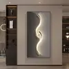 Pintura Decorativa Grande para Hidrante y Caja de Medidor, Arte de Pared Moderno de Lujo Ligero para Vestíbulo, Mural para Pasillo para Cubrir Interruptores Eléctricos