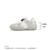 Zapatos de encaje perlado brillante en forma de media luna con plataforma interior, Zapatos deportivos casuales de bloques de color para mujer, Zapatos de entrenamiento alemanes