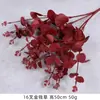 Flores artificiales rojas decoración de escena de boda ramo de flores falsas rosas hortensias flores de boda flores artificiales venta al por mayor