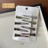 Tarjeta Simple Sin Marca Pasador para el Cabello Femenino Fijación en la Raíz del Cabello Pasador Esponjoso Posicionamiento de Maquillaje Parte Superior del Cráneo Pinza de Pato Pinza para el Cabello