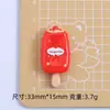 Brinquedos Criativos de Comida Sorvete de Chocolate DIY Feito à Mão Acessórios de Cola de Chantilly Acessórios de Resina Joias Grampo de Cabelo Materiais Venda por Atacado