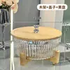 Prato de frutas de alta qualidade Prato de frutas de pé alto Enfeites de mesa de centro para sala de estar Prato de doces com lanches leves e luxuosos de alta qualidade