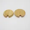 Taza de cerámica tapa de bambú agujero para cuchara tapa de madera de cristal engrosada tapa de bambú antihongos simple universal tapa de bambú engrosada