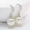 Brincos de Pérola da Moda para Mulheres, Novo Estilo Longo Tendência, Estilo Celebridade da Internet Coreana, Brincos Estilosos e Exagerados