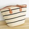 Bolso grande de paja para mujer, bolso de verano para playa, bolso de hombro tejido de gran capacidad, bolso de paja de ratán, cesta para verduras, cubo