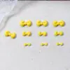 Macaron com Laço Colorido Acessórios para Unhas Estilo Japonês Strass de Resina Laço Flutuante Kt Acessórios de Unha Vestíveis DIY