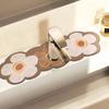 Alfombrilla Absorbente de Barro Diatomeas Suave para Grifo de Cocina, Alfombrilla de Drenaje para Baño, Inodoro, Lavabo de Baño, Encimera