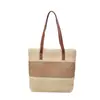 Bestseller transfronteiriço: Nova bolsa de praia 2025, sacola de palha de grande capacidade para férias, e uma bolsa de palha trançada em estilo rústico para o uso diário