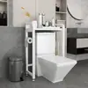 Estante de Baño de una Sola Capa Encima del Inodoro, Estante de Pie Detrás del Inodoro