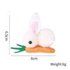 Decoraciones de Pascua Pinzas para el Cabello Accesorios para el Cabello Fiesta Infantil Disfraces Accesorios para Fotos Conejo de Dibujos Animados Pinza de Pato