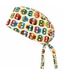 Gorro Quirúrgico para Mujer de Algodón Estampado para Enfermera de Sala de Operaciones Esmerilado para Postparto Quimioterapia Cobertura para la Cabeza Gorro Dental Oral para Doctor Hombres