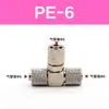 Accesorios de Conexión Rápida Neumáticos Miniatura de Barbilla PC4-M3 M4 PL6-M5 Rosca de Manguera de Aire Recto Codo