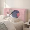 Funda de cama acolchada anticolisión, funda de cama de bolsa suave engrosada, funda de respaldo de cama, funda de madera suave, funda antipolvo universal, extraíble y lavable