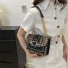 Bolso de mujer con diseño de nicho francés, nuevo bolso bandolera de moda 2024, hermoso bolso cuadrado pequeño, bolso de hombro con cadena coreana.