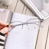 Gafas Planas Antiluz Azul Transfronterizas Europeas y Americanas con Montura Cuadrada, Forma Poligonal, Montura de Gafas Versátil Ultra-Ligera de Tr90, Adecuadas para un Look Natural y Pueden Ser Equipadas con Lentes Graduadas