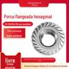 Fabricante de Porcas Flangeadas Hexagonais de Aço Inoxidável 304, Porcas Serrilhadas Antiderrapantes, Porcas Flangeadas Hexagonais de Rosca Fina