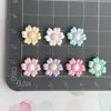 Mini Flor Girassol Resina Acessórios Grampo de Cabelo Capa de Celular Copo de Água Adesivo Acessórios de Papelaria Decorações Materiais Artesanais