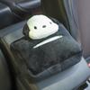 Caja de pañuelos para coche, multifuncional, con forma de perro, para colgar en el coche