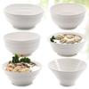 Tazón de melamina palillos tazón caótico para fideos de arroz tazón comercial de plástico porcelana para fideos tazón para avena de desayuno tazón para sopa tazón engrosado
