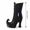 Bestseller transfronterizo Bota de Bruja de Halloween Jarrón Adorno decorativo de jarrón de bota de bruja de Halloween