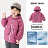 Chaqueta Impermeable Estilo Europeo de Trabajo para Niños Ropa de Otoño para Niños Top para Bebé Moda de Otoño 2026 Nuevo