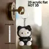 Llavero Acrílico Transfronterizo Llavero de Personaje de Dibujos Animados Anime Llavero Creativo Bidimensional Colgante Personalizado DIY para Mochila