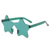 Gafas de Sol sin Marco de Estrella de Cinco Puntas Transfronterizas Europeas y Americanas Populares en Internet Hip-hop Gafas de Sol Divertidas Accesorios para Fiestas Festivas Gafas Decorativas