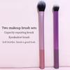 2 Pinceles de Maquillaje Degradado Rosa Negro y Blanco Pincel para Sombra de Ojos Set de Pinceles de Maquillaje Pelo Suave Fabricante de Pinceles de Belleza Venta al Por Mayor