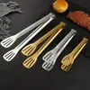 Pinzas para Alimentos de Acero Inoxidable 304 de Tres Puntas, Pinzas para Pan Anti-Escaldaduras, Pinzas para Bistec, Pinzas para Carne para Barbacoa, Herramientas de Cocina para Hornear