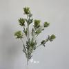 Oferta especial: Flores Artificiais de Cardo Aveludado para Decoração Floral de Casa, Arranjos de Flores para Salão de Casamento e Adereços de Fotografia