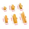 6 Tipos de Cierres Curvos para Cuentas de Acero Inoxidable, Cierres para Pulseras de Joyería DIY de Acero de Titanio, Conectores para Pulseras de Collar, Accesorios