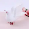 Decoração de Casamento Pomba da Paz Simulada Transfronteiriça Decoração de Jardinagem de Shopping Pomba Pássaro Pomba Branca com Asas Abertas Artesanato de Pomba Enfeites Atacado