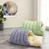 Cama para gato, casa de gato cálida de invierno, diseño semi-cerrado, adecuada para gatitos y gatos pequeños, cama para mascotas, artículos para mascotas para todas las estaciones