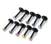 Fábrica 16 pulgadas -1 Labio de Diamante Uña Acrílica UV Varilla Suave Color Labio de Diamante Uña de Labio Transparente
