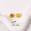 Antiguas cuentas de trébol de cuatro hojas huecas de oro tonto pulsera de tesoro múltiple material diy pulsera de estilo nacional collar accesorios con cuentas