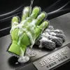Guantes de Cinco Dedos para Lavado de Autos, Guantes de Chenille Engrosados para Limpieza de Autos, Espuma Rica, Toalla Especial para Secar el Auto de Tiendas de Lavado de Autos