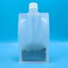 Bolsa con Boquilla de Sellado Octogonal Lista para Usar del Fabricante Película Táctil Diámetro Grande Bolsa de Empaque 250ml Sellado Multisellado Bolsa para Bebida de Jugo
