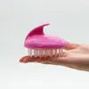 Escova de shampoo colorida, pente de dentes densos, macio e confortável para massagem no couro cabeludo, pente multifuncional para massagem, uso em couro cabeludo molhado ou seco, disponível em estoque.