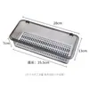 Caja de Almacenamiento para Brochas de Maquillaje con Tapa a Prueba de Polvo Lápiz de Cejas Pincel de Sombras de Ojos Pincel de Labios Pincel de Maquillaje Huevo de Maquillaje para Belleza Caja de Almacenamiento Cosmético