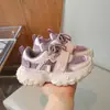 Zapatillas para Niñas 2024 Otoño Nuevo Estilo Zapatos Infantiles para Niños Suela Suave Ligera Zapatos de Papá Niños Medianos y Grandes Zapatos Casuales para Correr