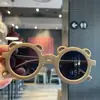 Gafas de Sol Pequeño Oso Protección UV Gafas de Sol para Bebé Orejas Pequeñas Mate Gafas Infantiles Marco Redondo Dibujos Animados